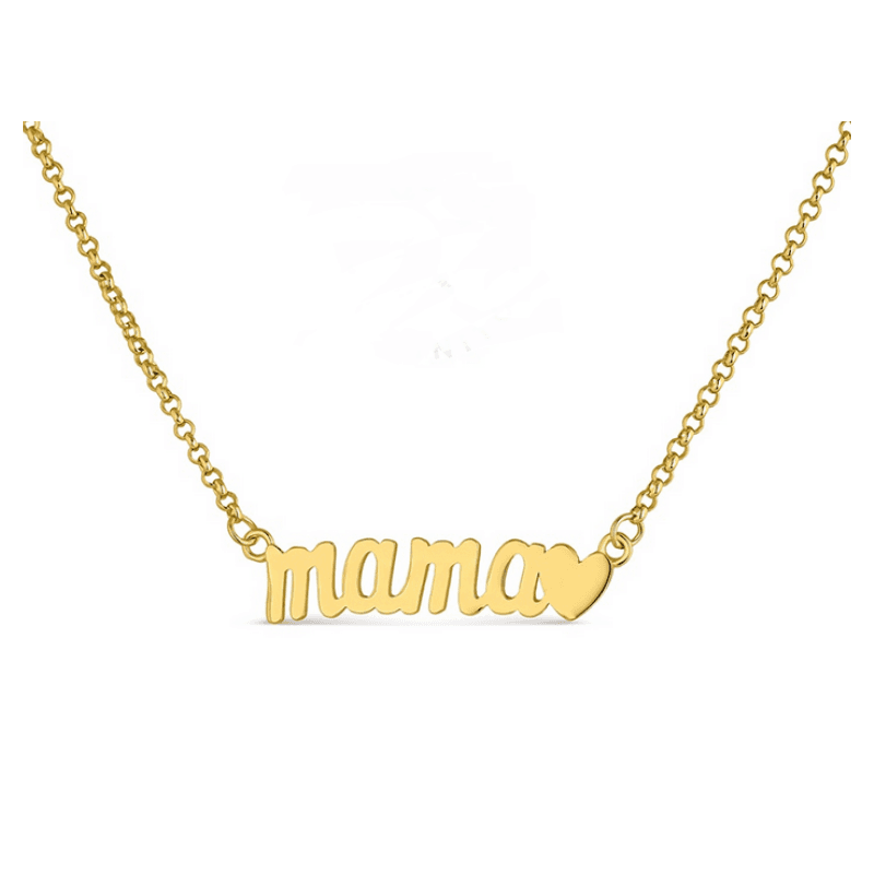 COLGANTE PLATA CHAPADO MAMA - 9111737