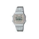 CASIO   VINTAGE ICONI PLATA  BEIG - A168WA-8AYES