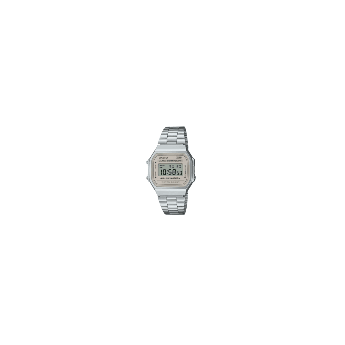 CASIO   VINTAGE ICONI PLATA  BEIG - A168WA-8AYES