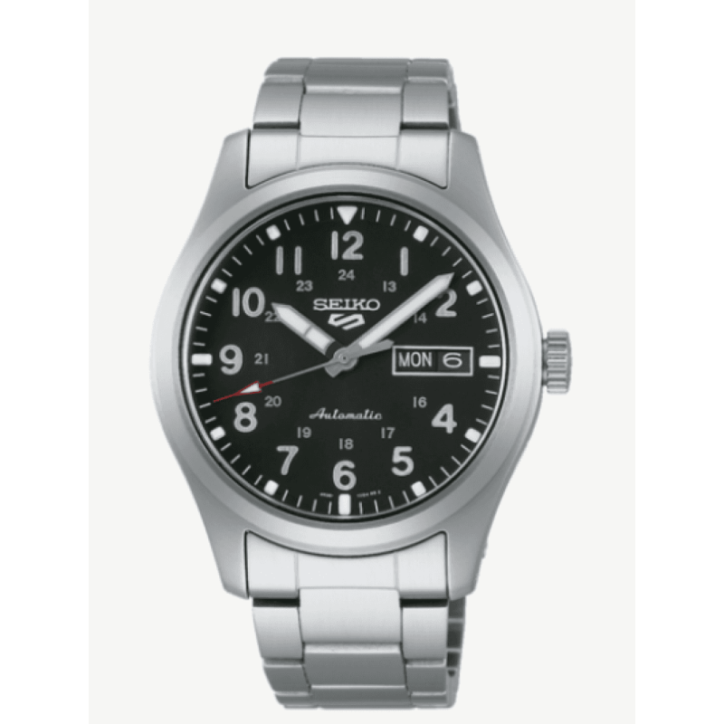 SEIKO   5 SPORTS FIELD MILITARY SPORTS NEGRO - SRPG27K1