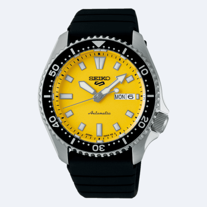 SEIKO   5 SPORTS SKX STREET STYLE ESF AMARILLA - SRPL87K1
