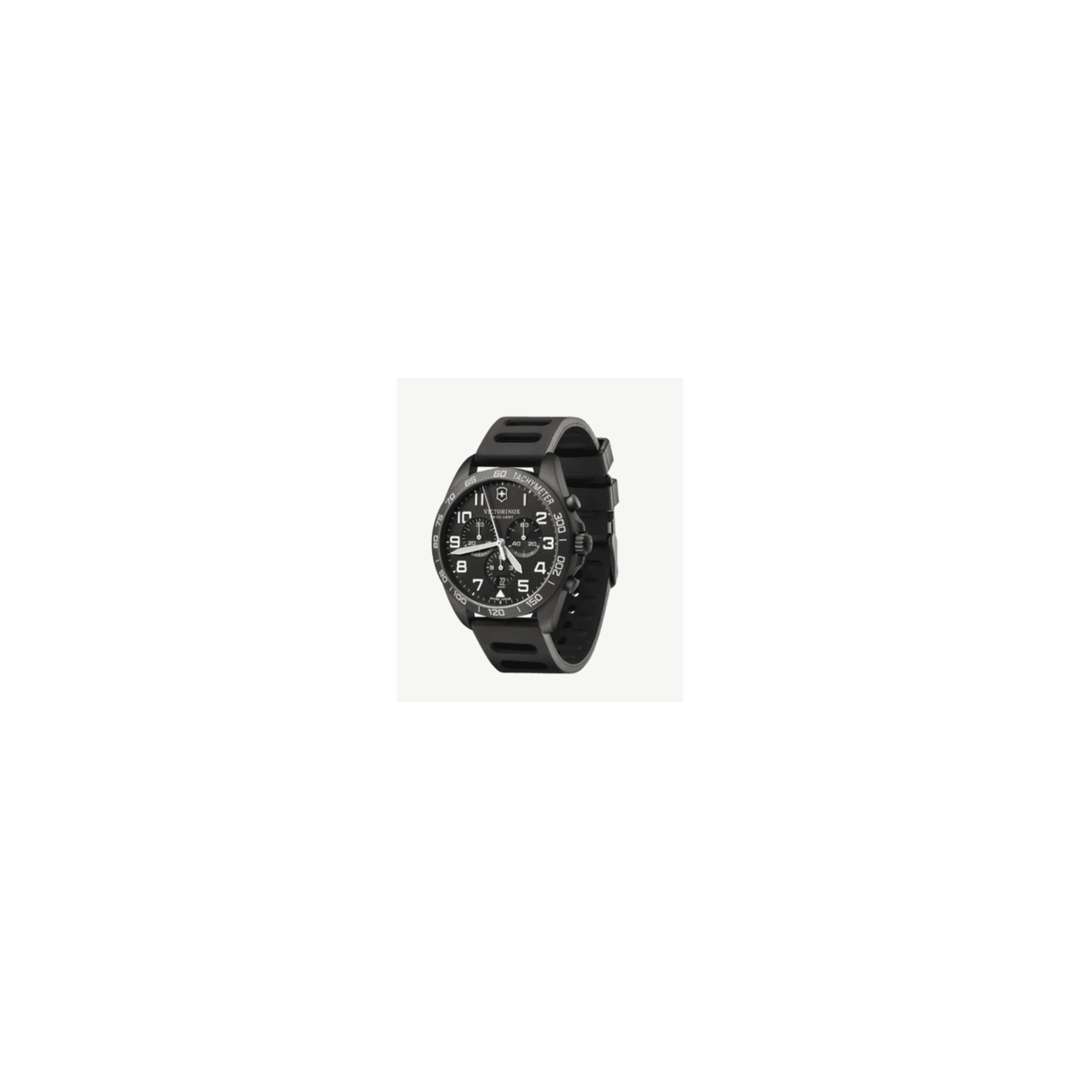 VICTORINOX   FIELDFORCE SPORT BLACK DIAL,RUBBER+KNIFE - V241926.1