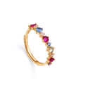 VICEROY    ANILLO ELEGANT PLATA CIRCONITAS MULTICOLOR - 13098A015-39 VICEROY    ANILLO ELEGANT PLATA CIRCONITAS MULTICOLOR - 13098A015-39