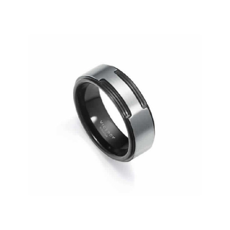 ANILLO TITANIO E IP NEGRO SR FN - 15154A02210