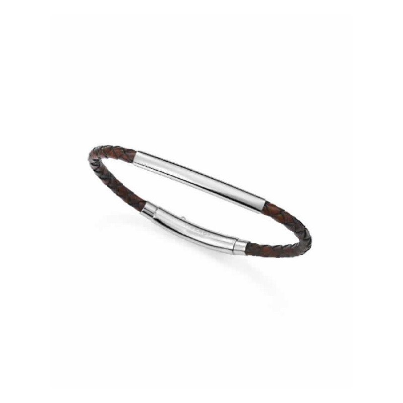 PULS ACERO Y PIEL MARRON SR FASHION - 15163P01011