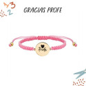 PULSERA MACRAMÉ ROSA CHAPADA - 9120732