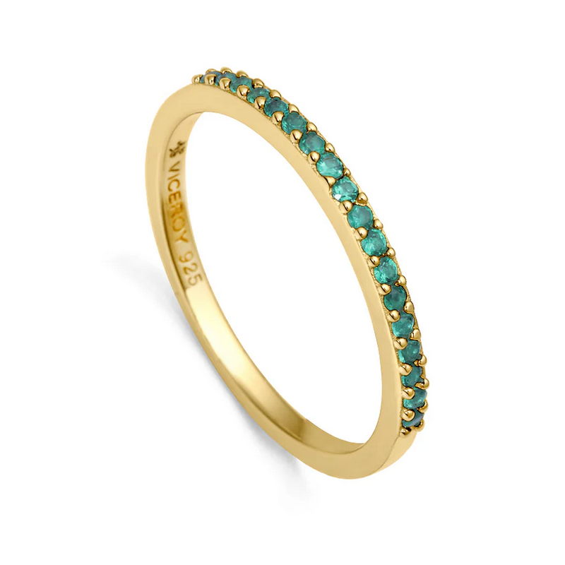 VICEROY   ANILLO TREND PALTA CIRCONITAS VERDES - 9118A012-32