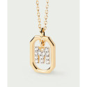COLLAR MINI LETTER M GOLD - CO01-524-U
