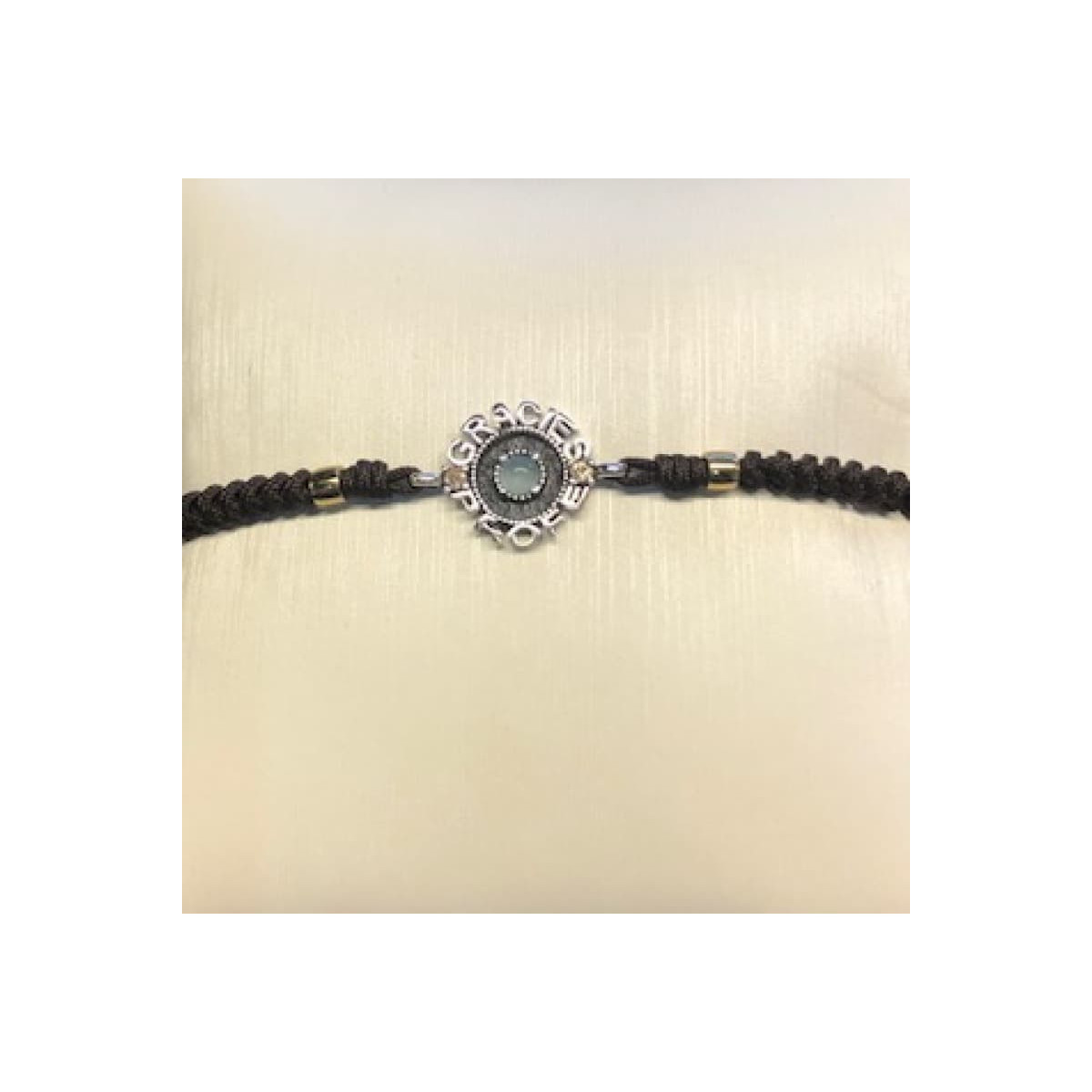 POLSERA SEDA MARRÓ I CALCEDONIA - PU6840PMA