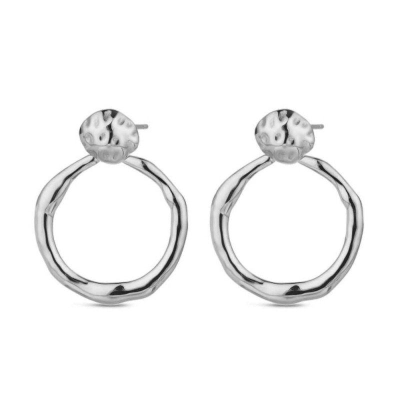 PENDIENTES ACERO DISC ARO  - 9125080
