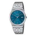 CASIO ANALOG BRAZ PLATA ESF BLAU - MTP-B145D-2A2V