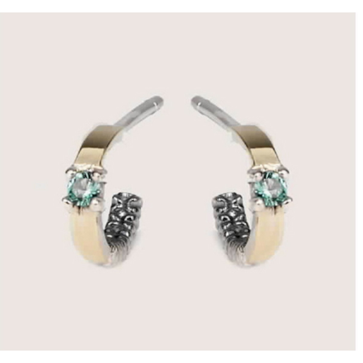 ARRAC CRIOLLA ORO PLTA PEDRA VERD  - 10884V