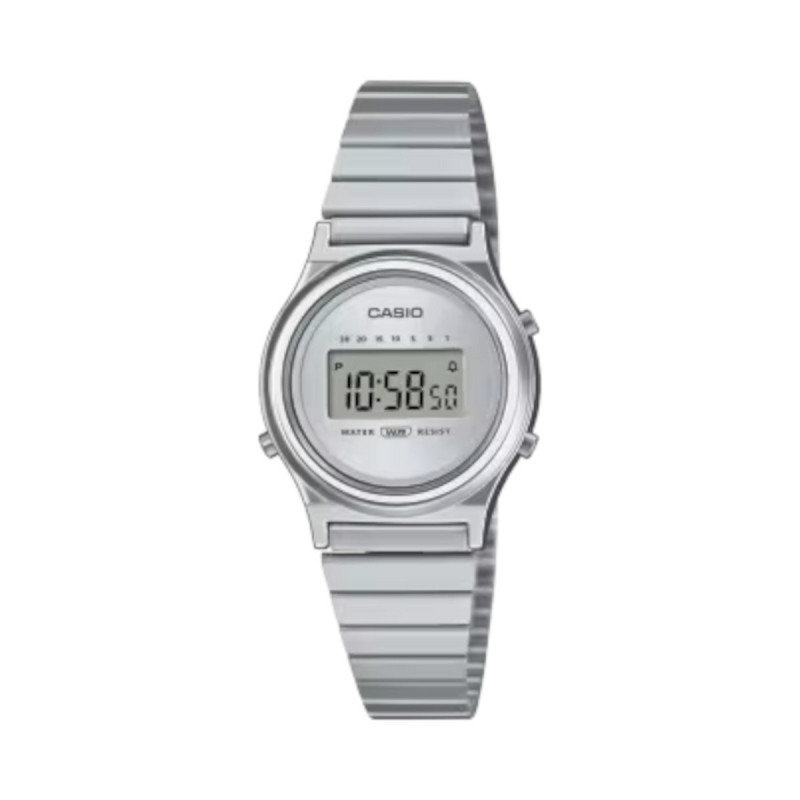 CASIO   MINI COLLECTION PLATEADO - LA700WE-7AEF