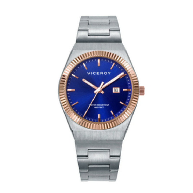 RELOJ ACERO IP ROSA BRAZALETE SRA VA - 401296-37