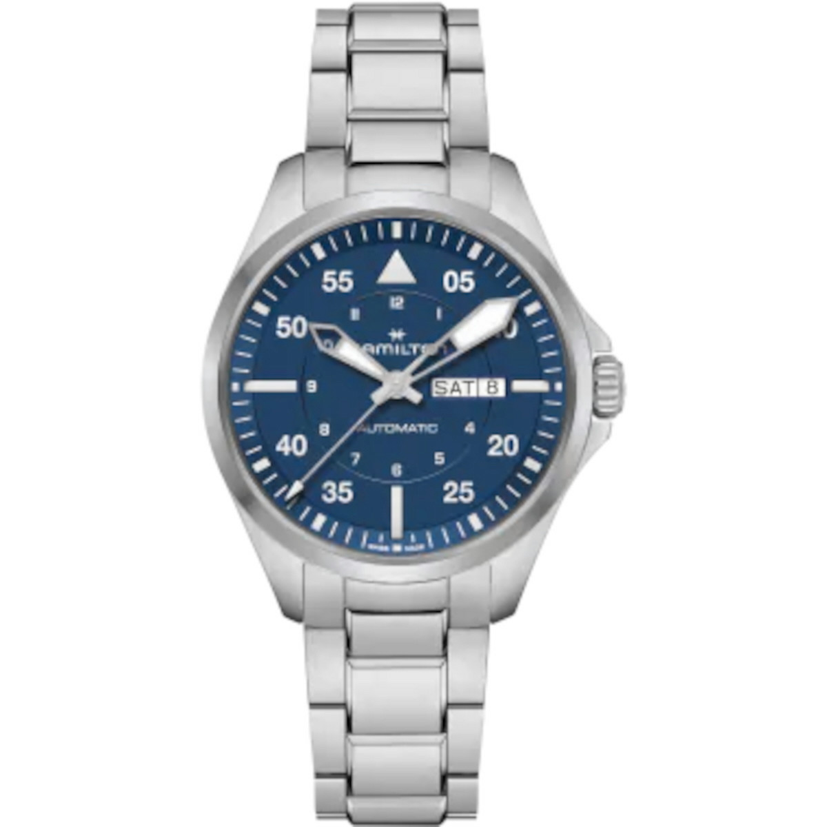 HAMILTON   KHAKI AVIATION PILOT DAY DATE AUTO - H64635140