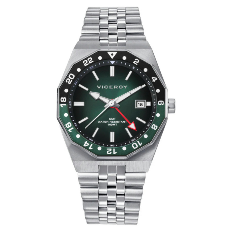 RELOJ GMT ACERO BRAZALETE SR VA - 42457-67