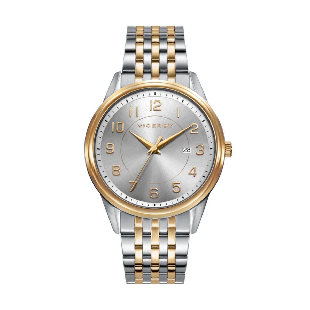 RELOJ ACERO IP DORADO BRAZALETE SR VA - 401151-85