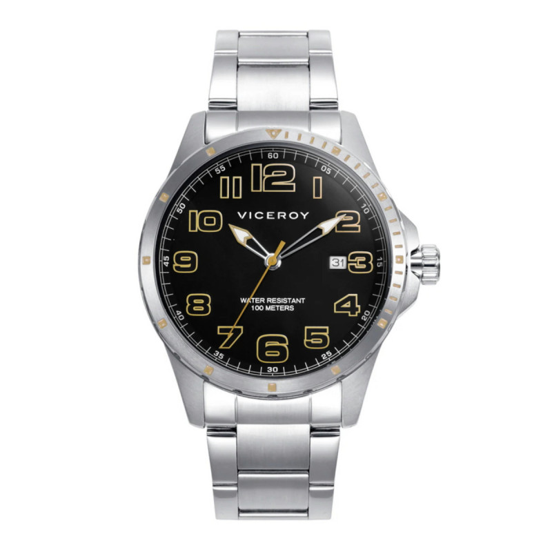 VICEROY   RELLOTGE CAIXA D'ACER DETALLS MARRONS - 401371-54