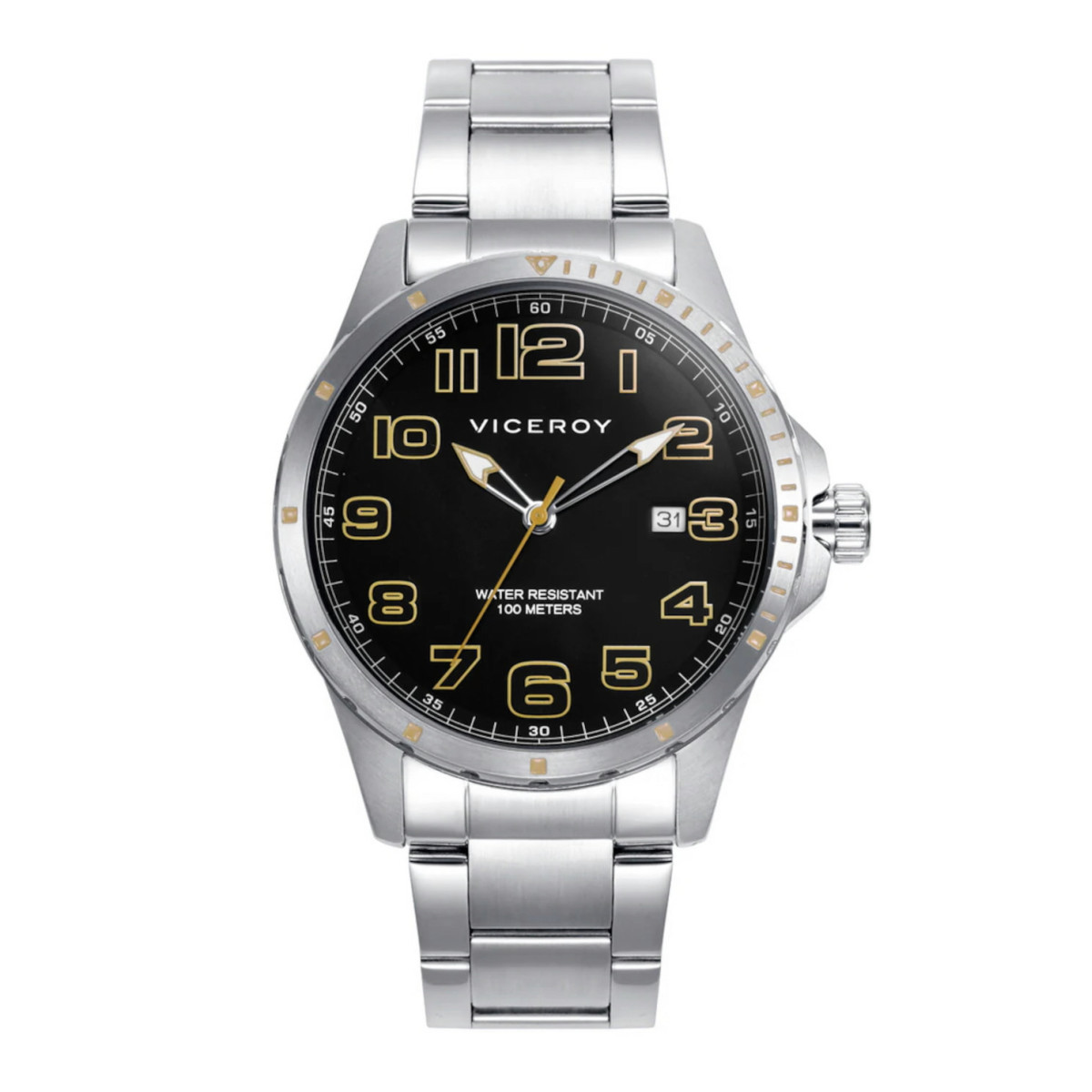 VICEROY   RELLOTGE CAIXA D'ACER DETALLS MARRONS - 401371-54