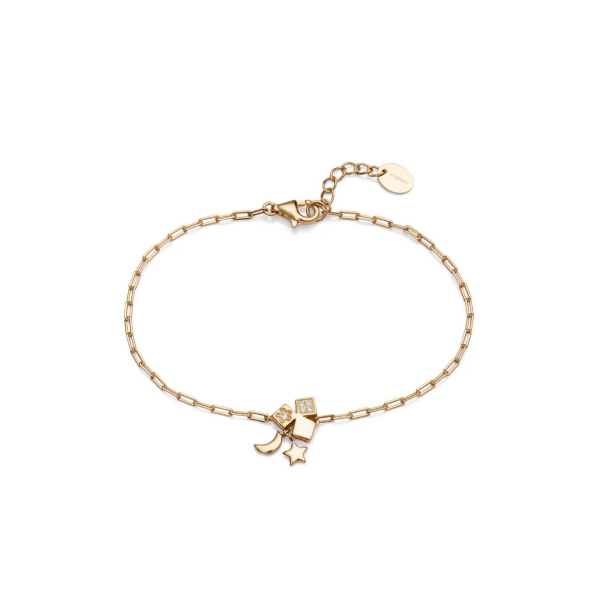 PULS PLATA DE LEY BAÑO ORO CIRCO - 13139P100-30