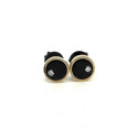 PENDIENTES ORO AMARILLO PLATA I BRILLANTE 0.04ct - PEN AR3 BR