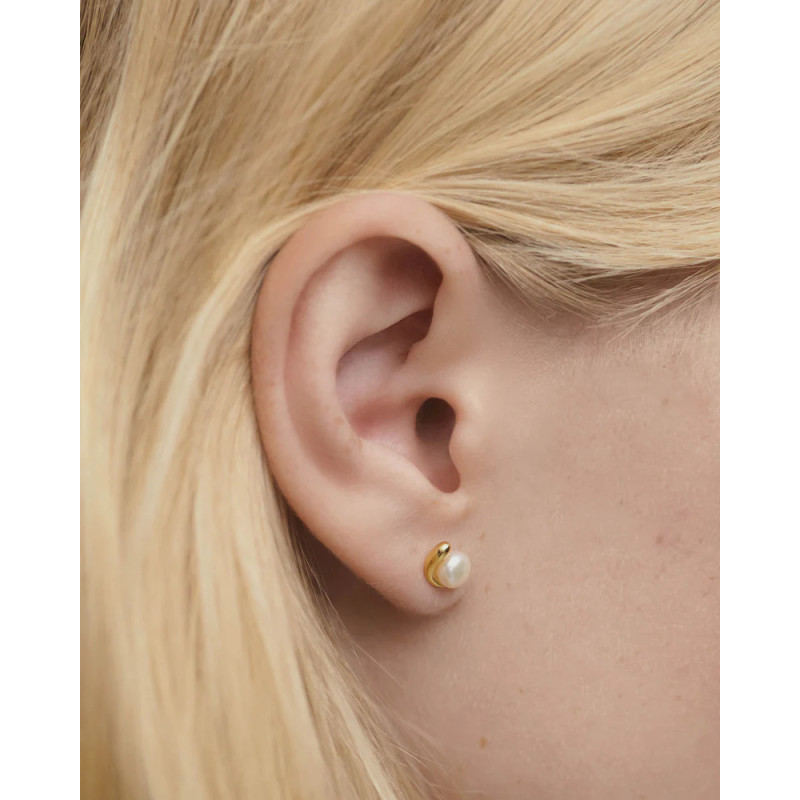 PDPAOLA   PENDIENTES STUD LA PERLA MINI - AR01-E61-U