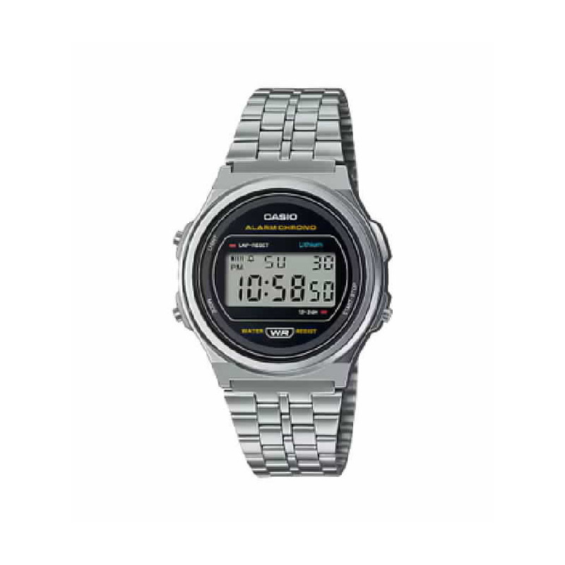 CASIO DIGI.ARMYS ACER PLATA RODÓ  - A171WE-1AEF