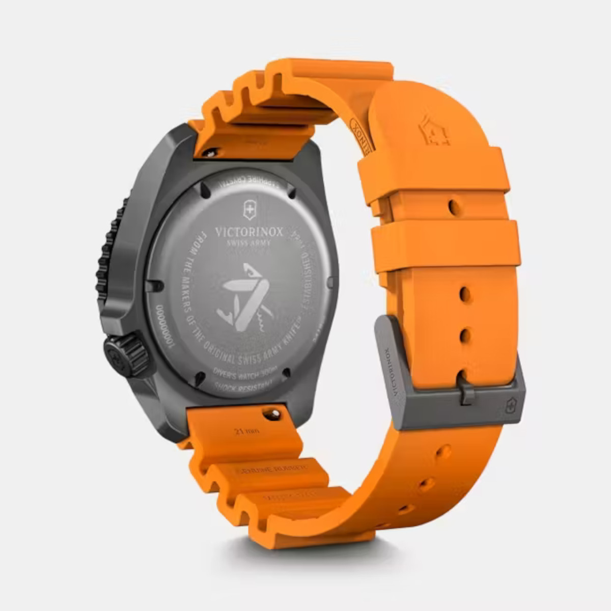 VICTORINOX  DIVE PRO AUTOMATIC TITANIUM, ORANGE RUBB - V241996