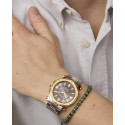 RELOJ ACERO IP DORADO BRAZALETE SR VA - 401313-17