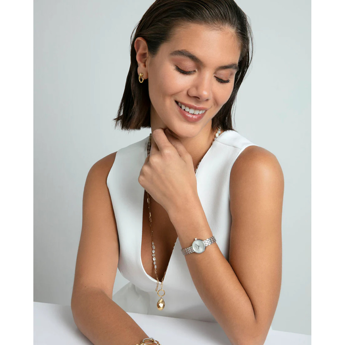 RELOJ ACERO BRAZALETE SRA VA - 41148-87