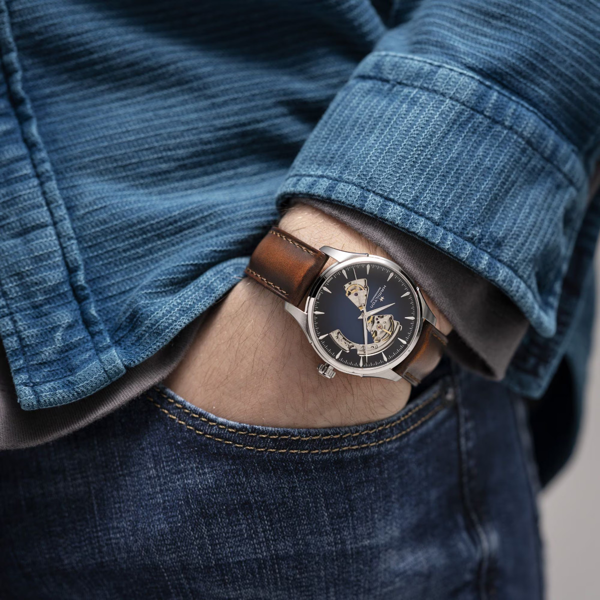 HAMILTON H.JM OPEN HEART ESQUELET - H32675540