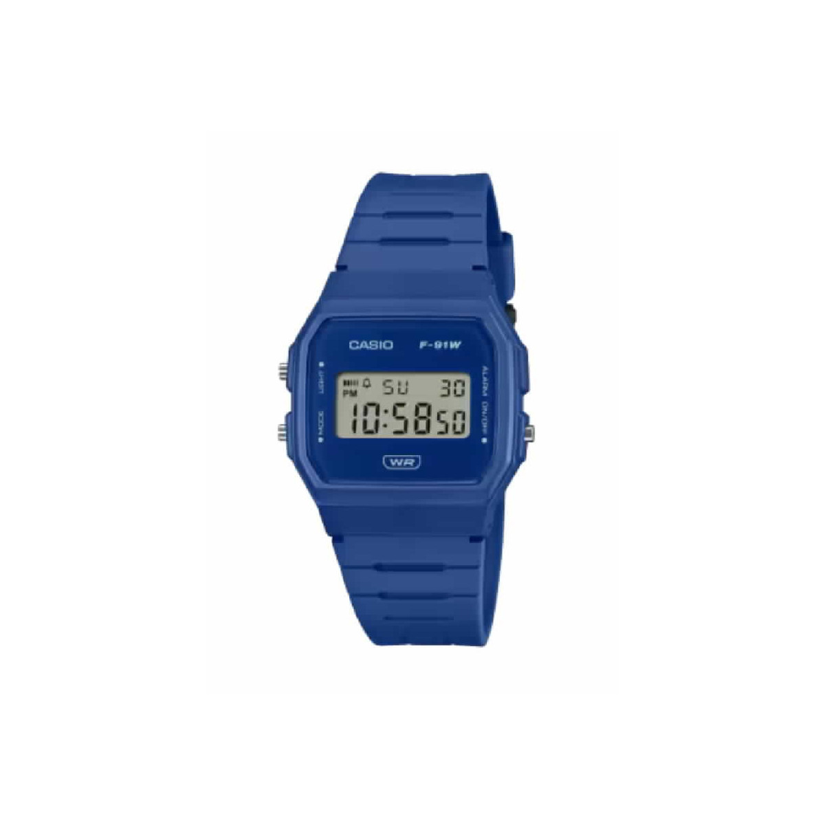 CASIO DIGI.CORR RESINA BLAU  - F91WB-2A1EF