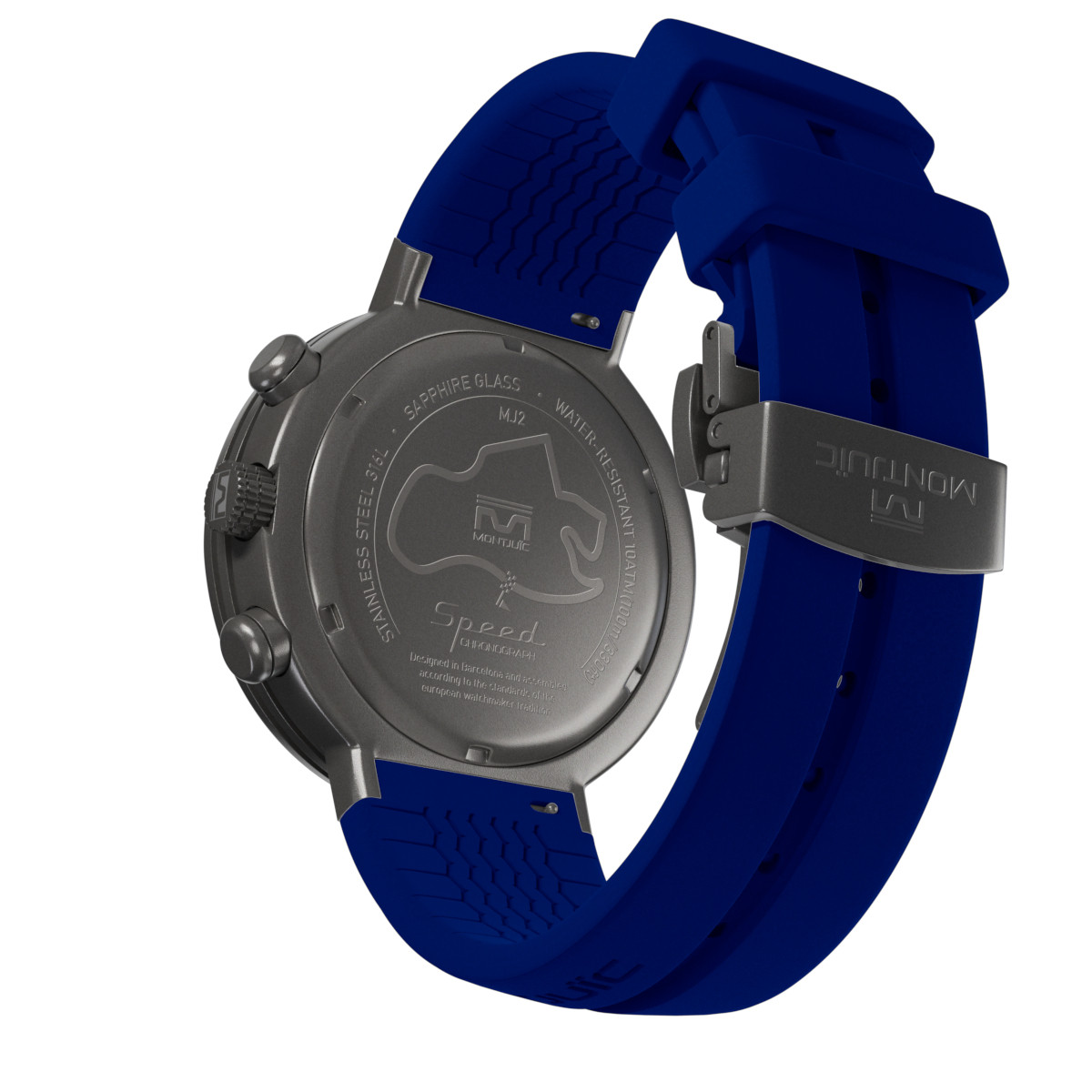 MONTJUIC CHRONO, ST.BLUE WHITE - MJ2.0303.S