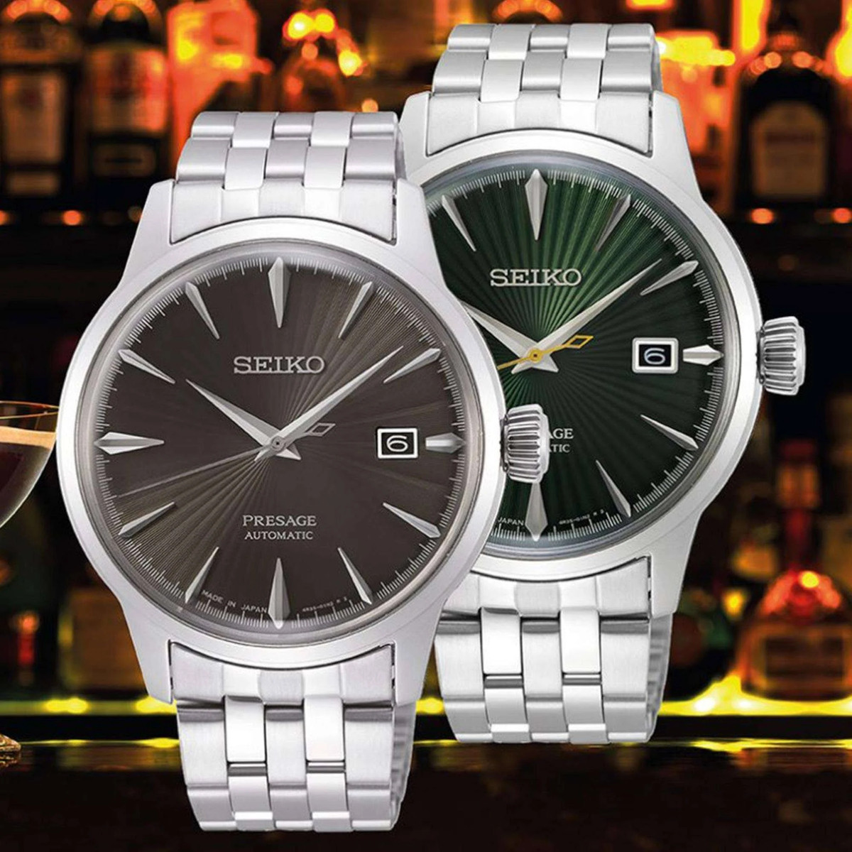 SEIKO   PRESAGE COCKTAIL AUTOMÀTIC 4R35 VERD - SRPE15J1