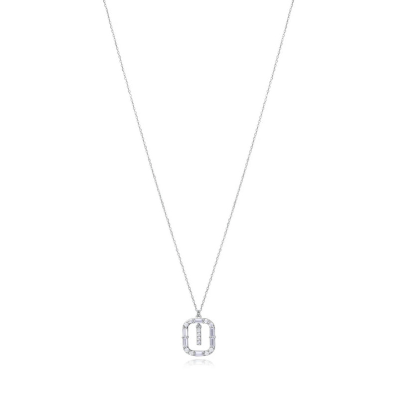 COLL PLATA DE LEY BAÑO RODIO LETRA I - 13181C000-30I