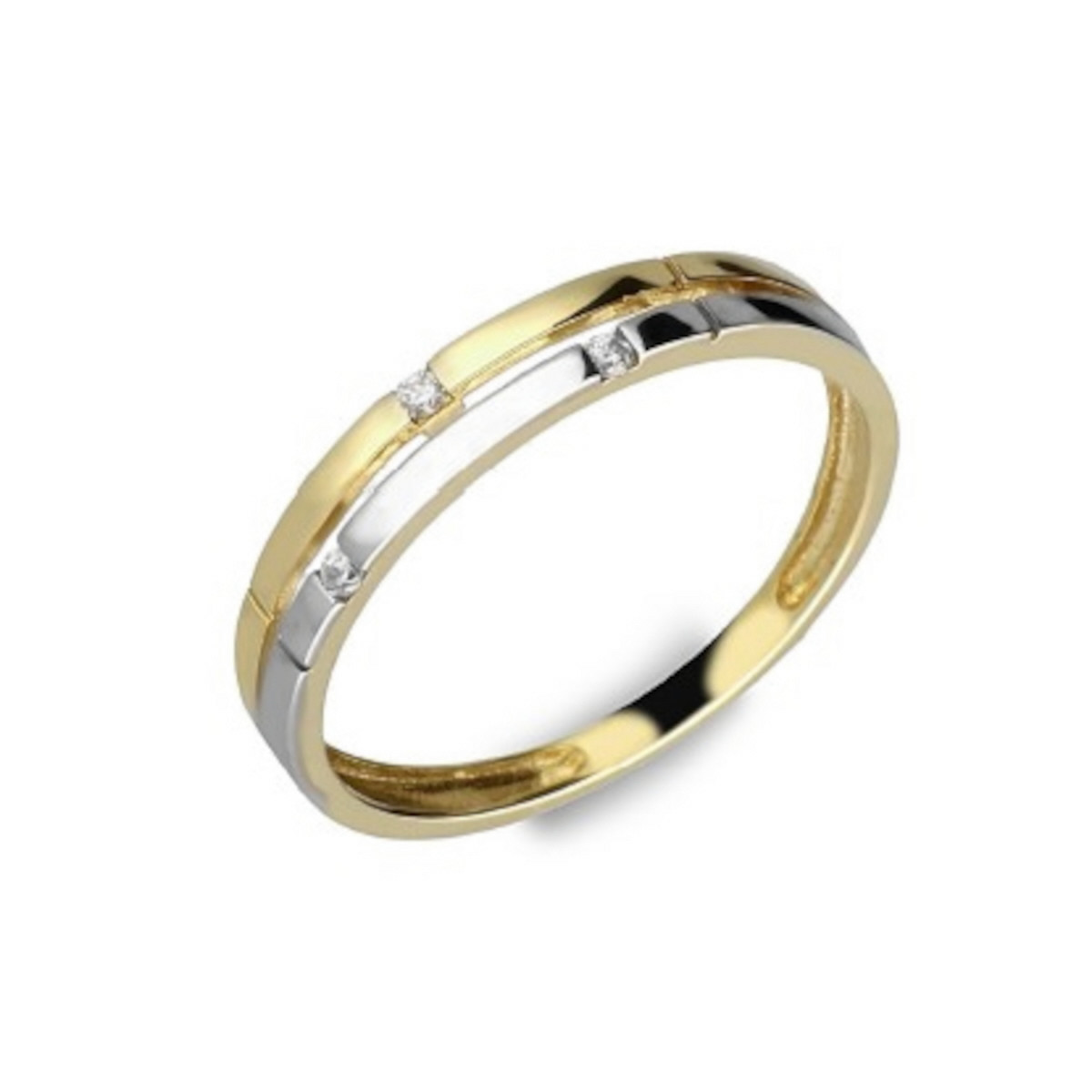 ANELL OR GROC 9kt BICOLOR CIRCO - 10/S61237