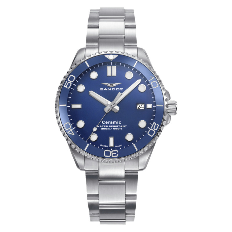 RELOJ ACERO Y CERAMICA BRAZALETE SR SA - 83019-37