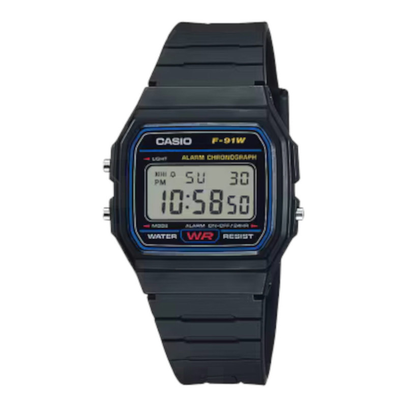 CASIO DIGI.ESF.NG.CORR RESINA NG - F-91W-1YEG