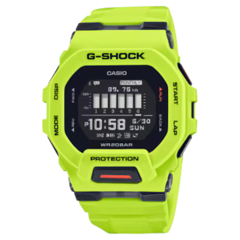 CASIO G SHOCK  DIGITAL COLOR VERD  - GBD-200-9ER