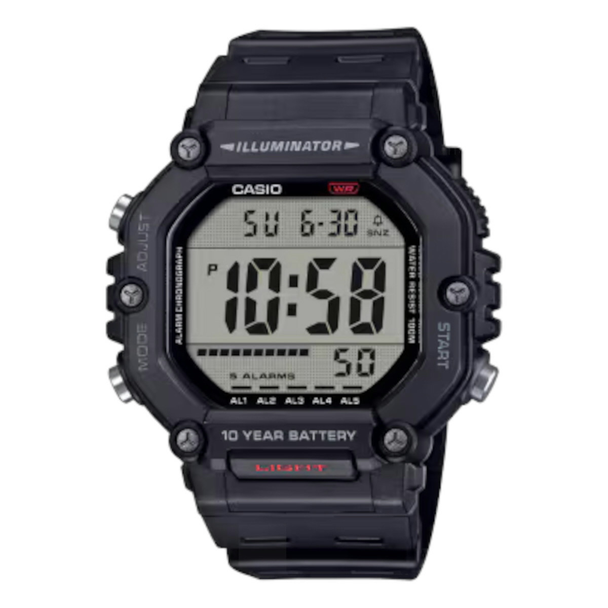 CASIO H.DIGI.ALARM.CRNO NG - AE-1600H-1AVEF
