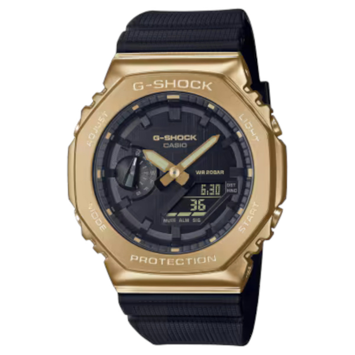 CASIO G-SHOCK ANA/DIGI CLAS METAL - GM-2100G-1A9ER