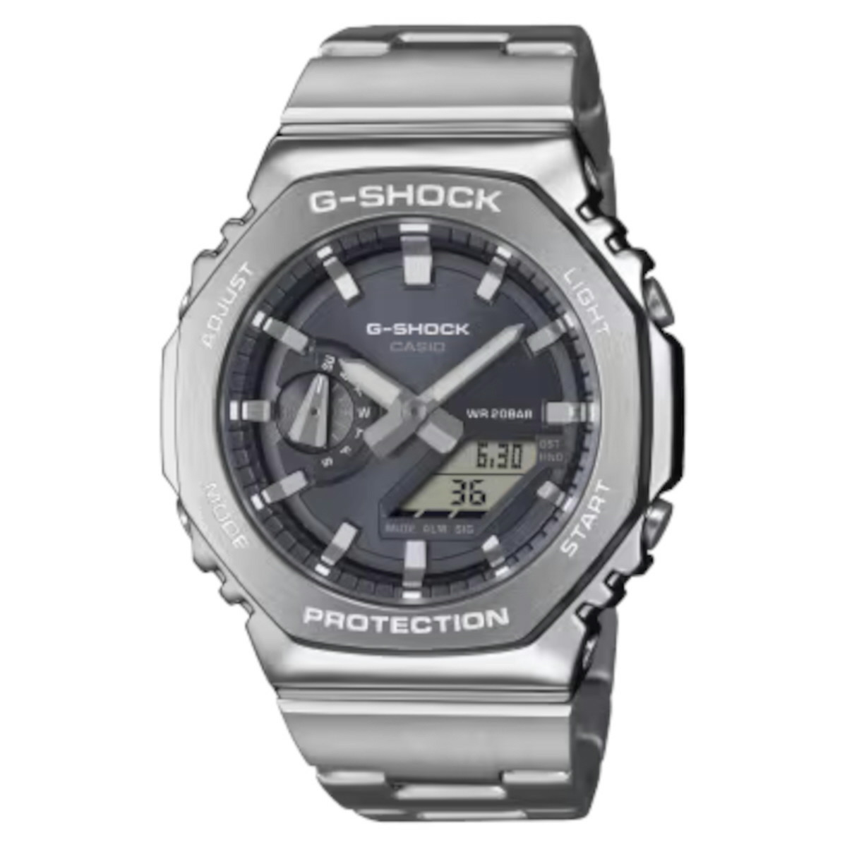 CASIO G-SHOCK ANA/DIGI ESF.GRIS - GM-2110D-8AER