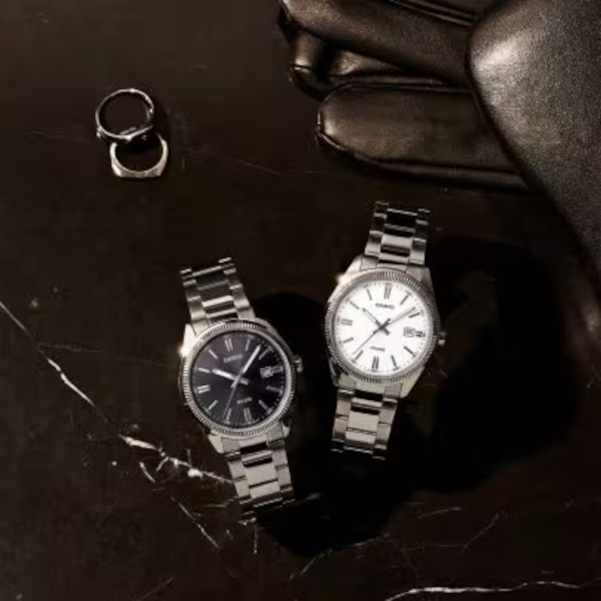 CASIO ANALOG ARMYS ACER PLATA - MTP-1302PD-1A1