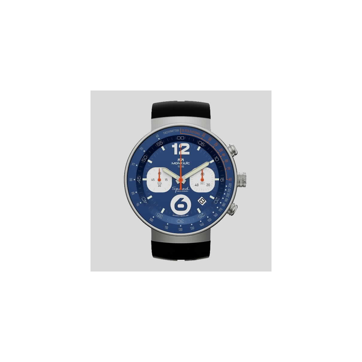MONTJUIC CHRONO, ST.BLUE WHITE - MJ2.0303.S