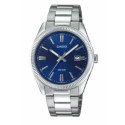 RELL CASIO ANALOG BZ PLATA ESFE BLAU  - MPT-1302PD-2AV