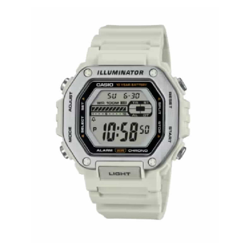 CASIO DIGITAL ESF NG CORR BLANC - MWD-110H-8AVEF