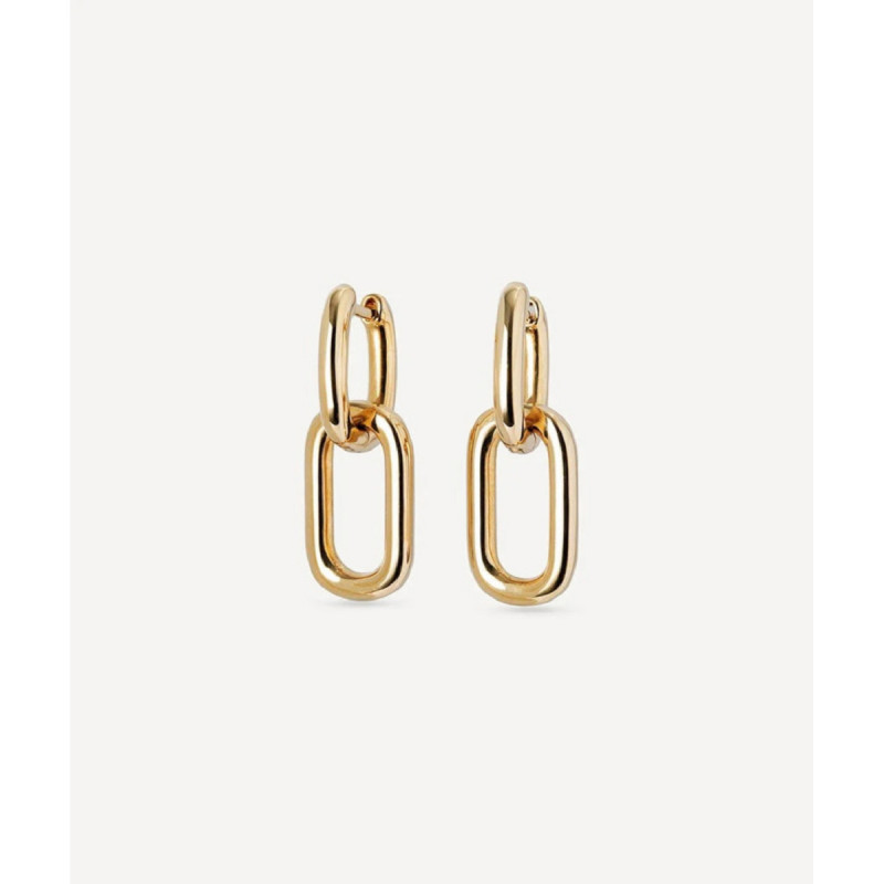 PENDIENTES PILI DOBLE RECT  - G3767A