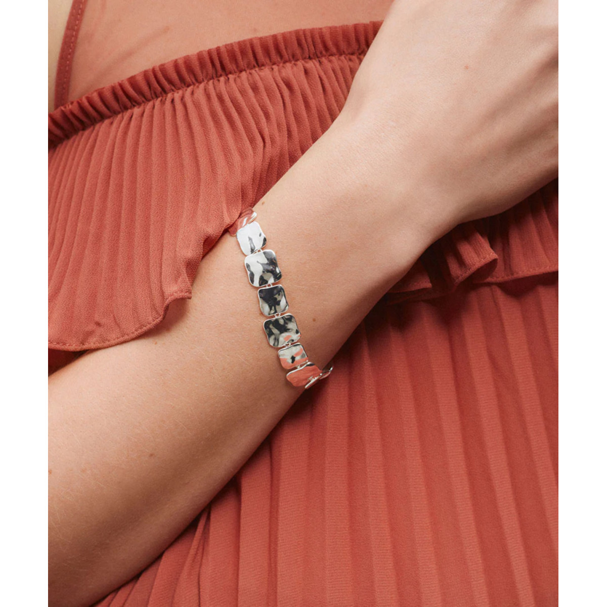 PULSERA RÍGIDA CUADRADOS REFLEXES - X2839417