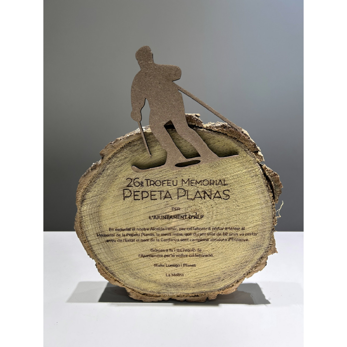 TROFEO MADERA ACACIA - 003000032