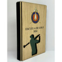 TROFEO MADERA GRAVADO COLOR GOLF - 1132-3 TROFEO MADERA GRAVADO COLOR GOLF - 1132-3